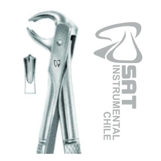 FORCEP CURVO SOBRE EL N?18A DOBLE BORDE GRUESO N?73