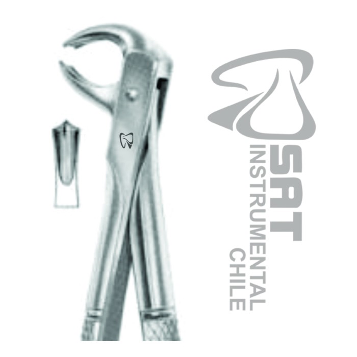 FORCEP CURVO SOBRE EL N?18A DOBLE BORDE GRUESO N?73