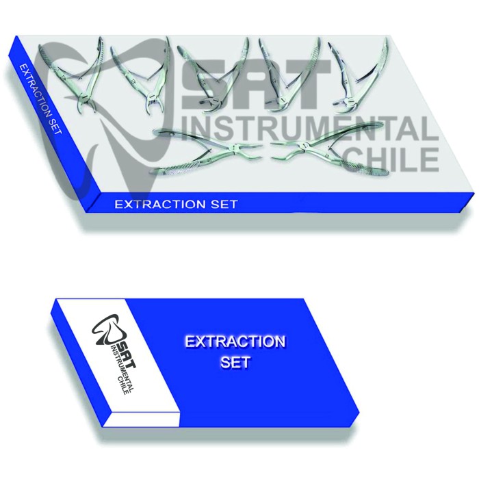 ESTUCHE DE FORCEPS T/INGLES INE 7 PLAS